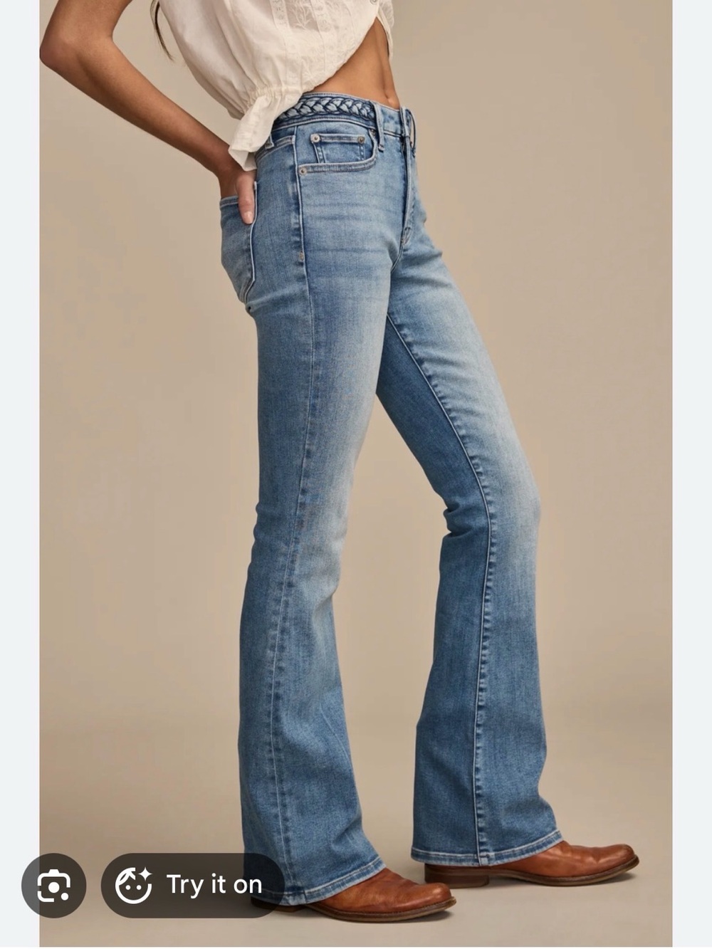 Lucky Brand Light Blue Flare Jeans